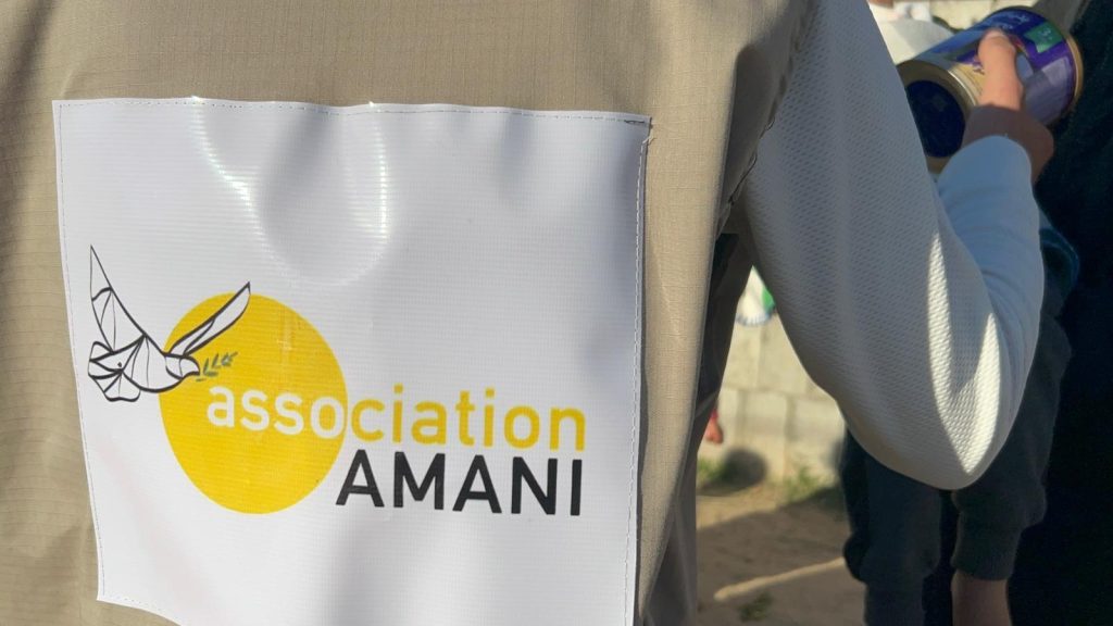 Association Amani - Opération lait à Gaza Sud - AMANI Operation lait a Gaza sud 01