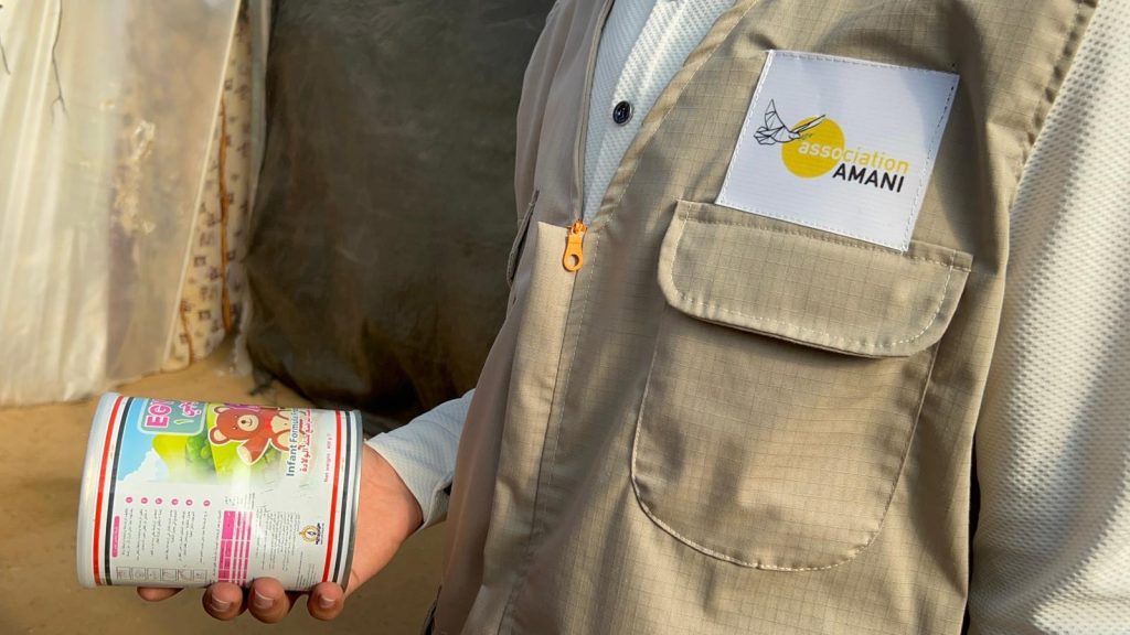 Association Amani - Opération lait à Gaza Sud - AMANI Operation lait a Gaza sud 19