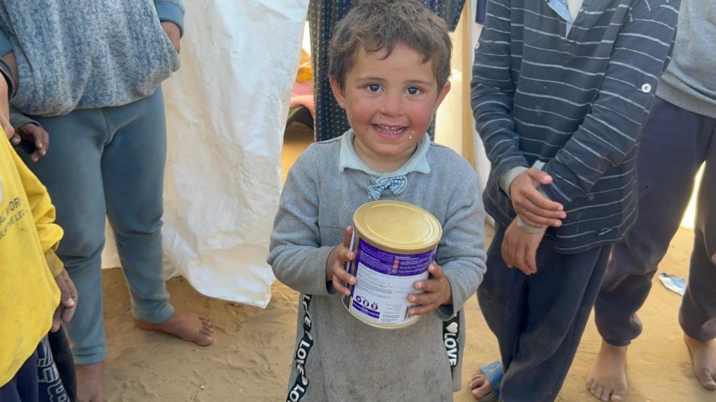 Association Amani - Opération lait à Gaza Sud - AMANI Operation lait a Gaza sud 25