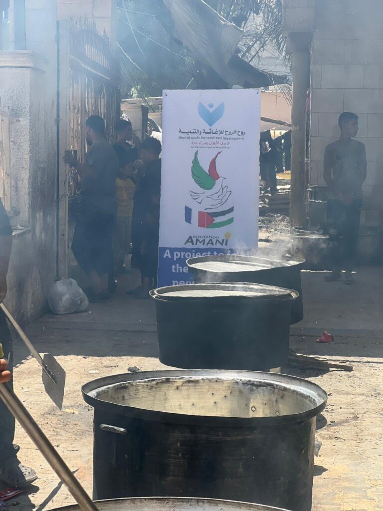 Association Amani - Déjeûner royal pour 1500 Gazaouis - 2024 08 29 dejeuner royal 023
