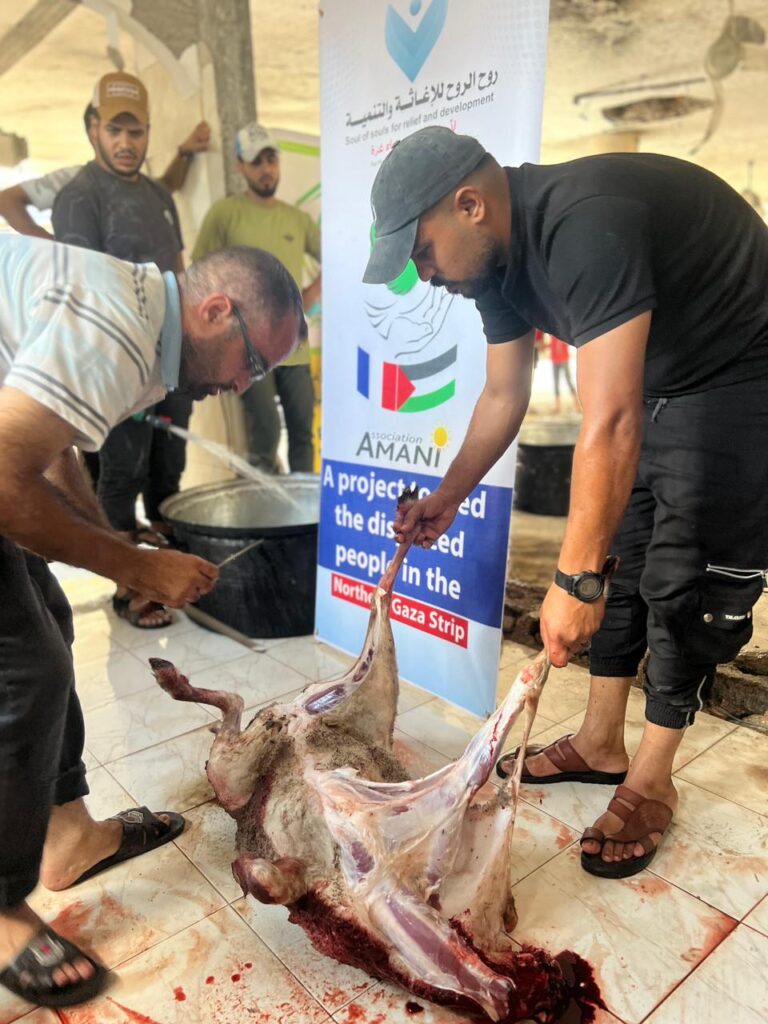 Association Amani - Déjeûner royal pour 1500 Gazaouis - 2024 08 29 dejeuner royal 031