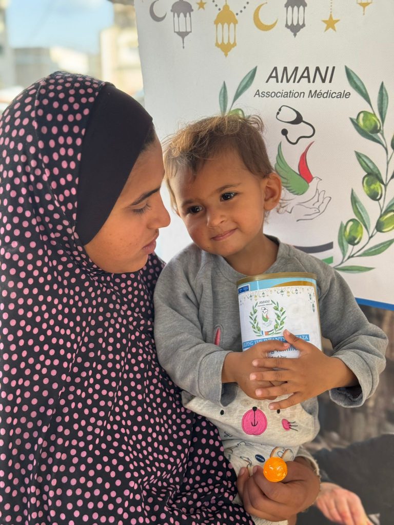 Association Amani - Urgence Gaza : Distribution de lait infantile - 2026 03 04 distribution lait infantile gaza 04