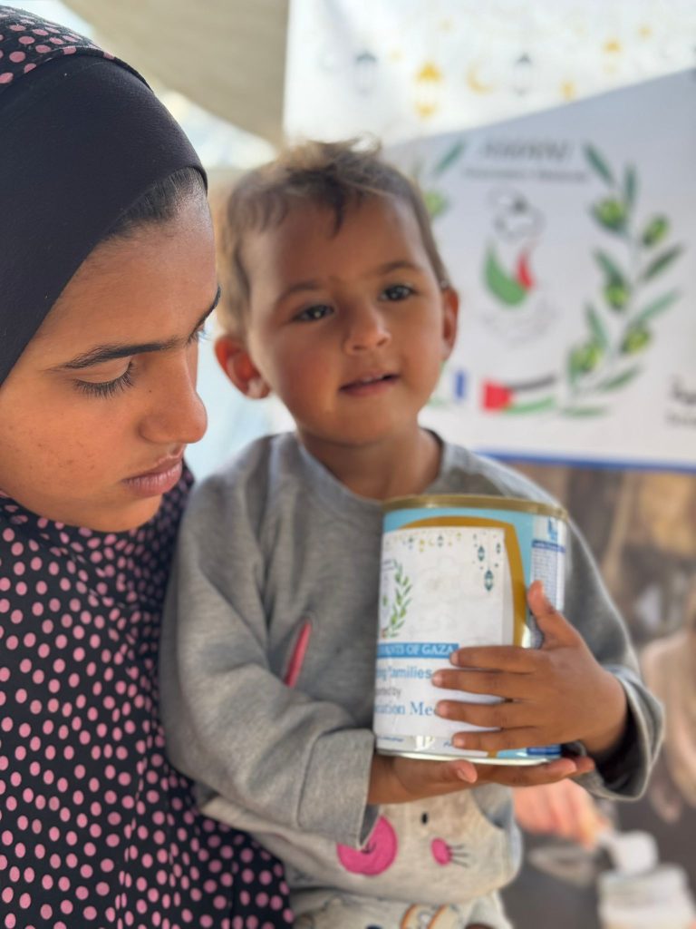 Association Amani - Urgence Gaza : Distribution de lait infantile - 2026 03 04 distribution lait infantile gaza 10