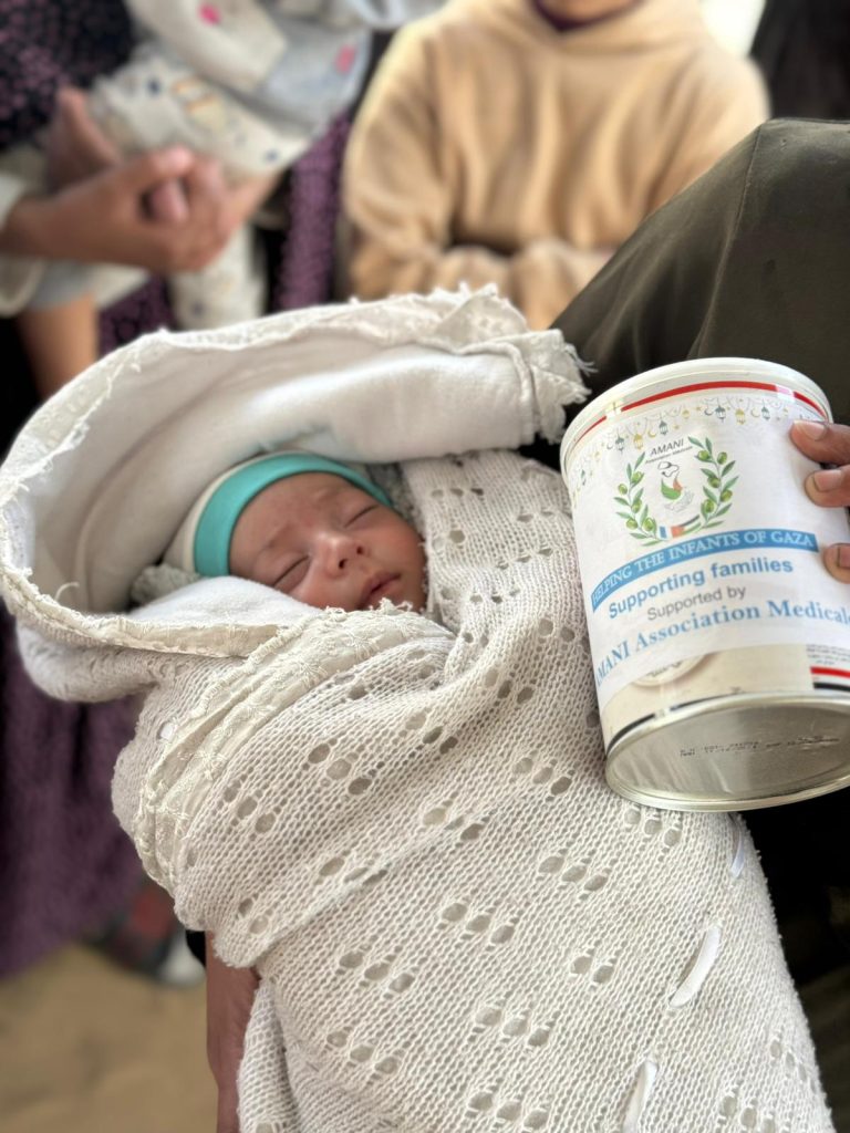 Association Amani - Urgence Gaza : Distribution de lait infantile - 2026 03 04 distribution lait infantile gaza 15