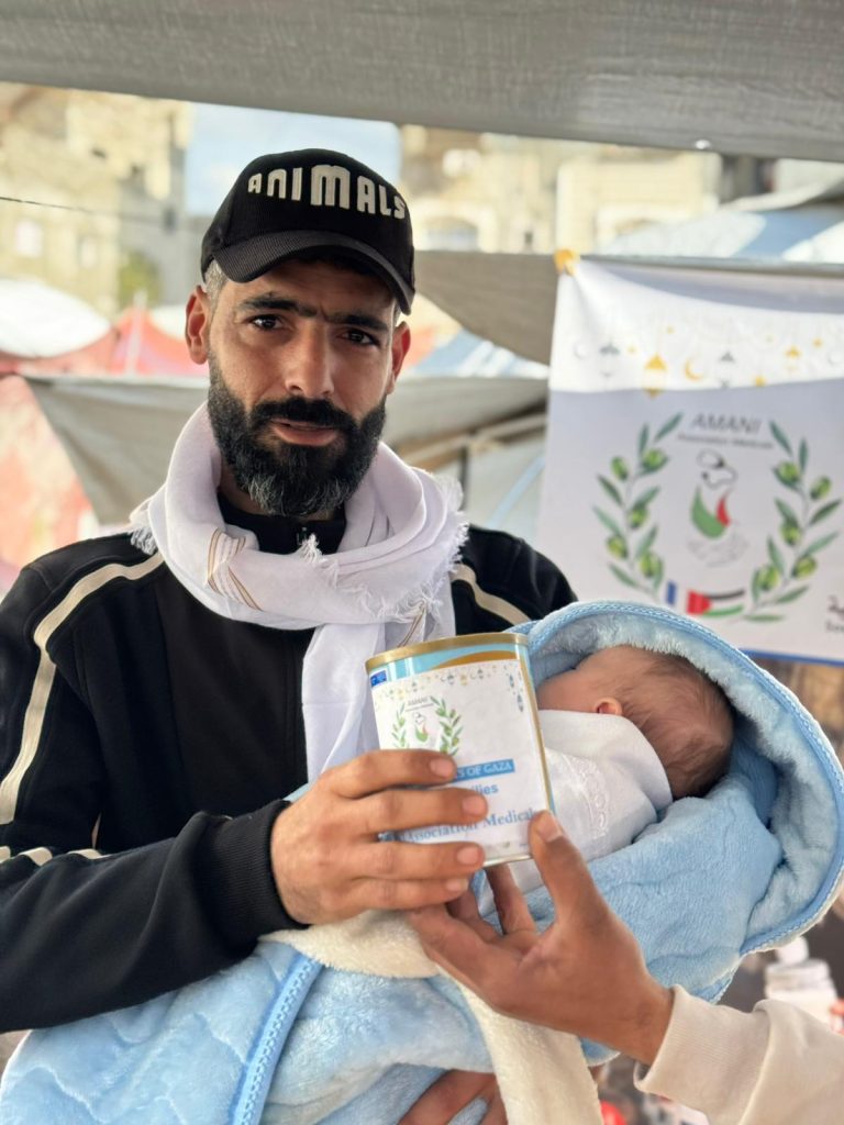 Association Amani - Urgence Gaza : Distribution de lait infantile - 2026 03 04 distribution lait infantile gaza 16