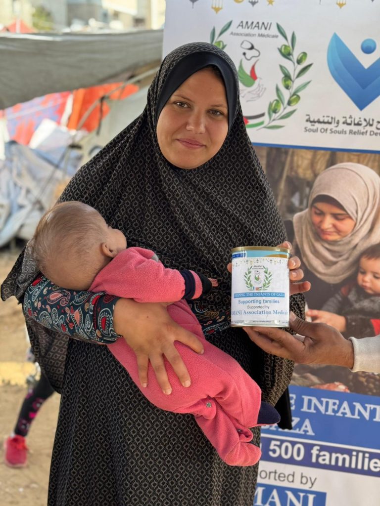 Association Amani - Urgence Gaza : Distribution de lait infantile - 2026 03 04 distribution lait infantile gaza 18