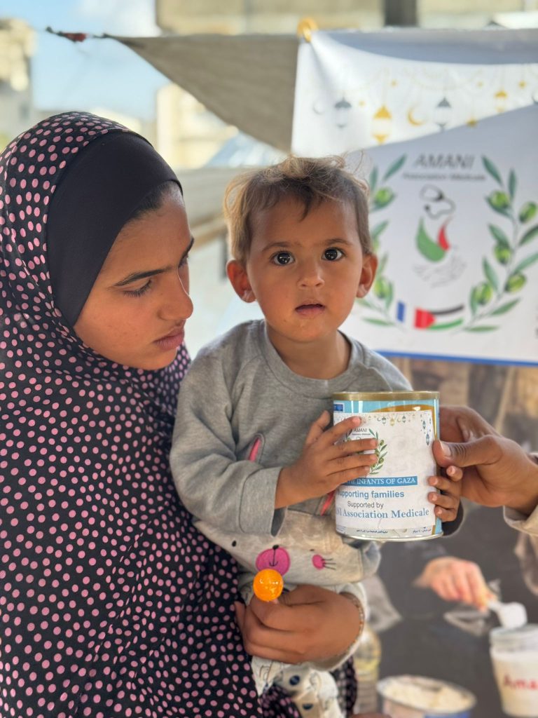 Association Amani - Urgence Gaza : Distribution de lait infantile - 2026 03 04 distribution lait infantile gaza 19