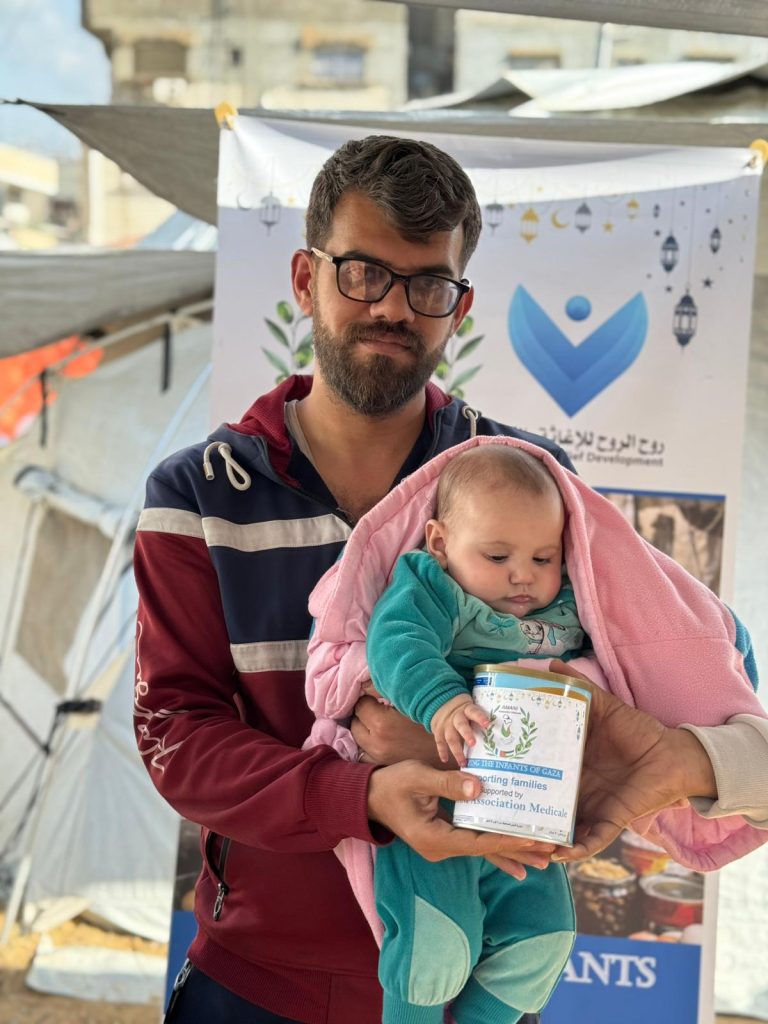 Association Amani - Urgence Gaza : Distribution de lait infantile - 2026 03 04 distribution lait infantile gaza 22
