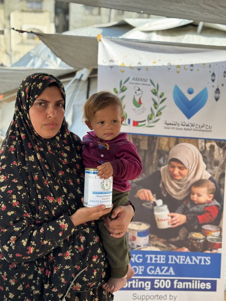 Association Amani - Urgence Gaza : Distribution de lait infantile - 2026 03 04 distribution lait infantile gaza 23