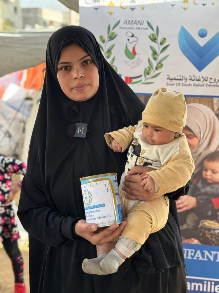 Association Amani - Urgence Gaza : Distribution de lait infantile - 2026 03 04 distribution lait infantile gaza 31