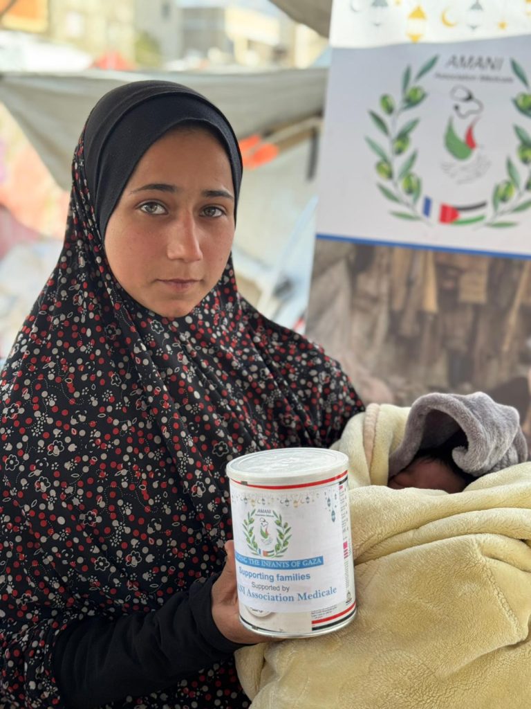 Association Amani - Urgence Gaza : Distribution de lait infantile - 2026 03 04 distribution lait infantile gaza 32