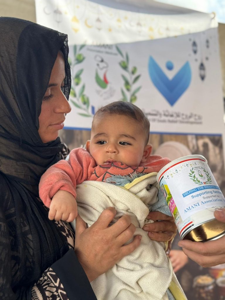 Association Amani - Urgence Gaza : Distribution de lait infantile - 2026 03 04 distribution lait infantile gaza 36