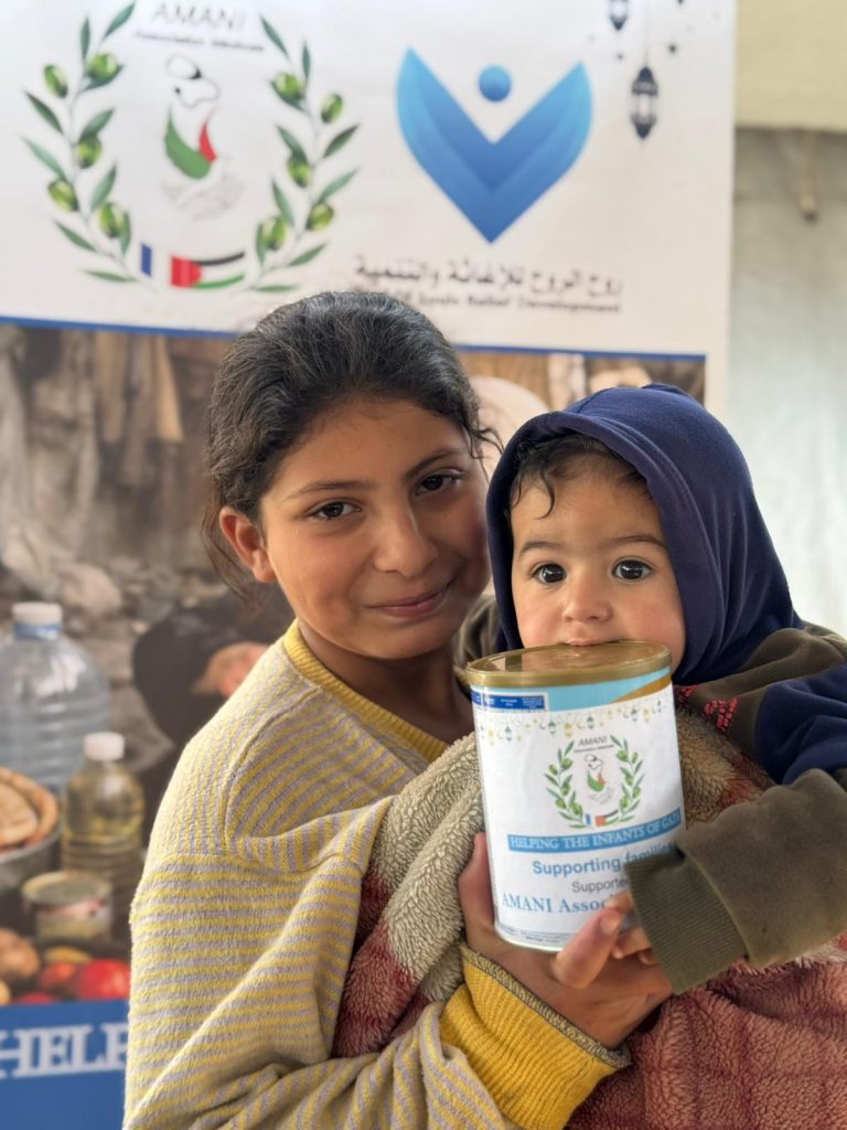 Association Amani - Urgence Gaza : Distribution de lait infantile - 2026 03 04 distribution lait infantile gaza 39