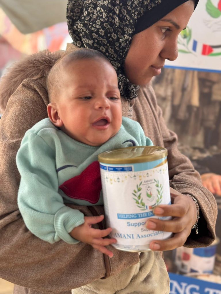 Association Amani - Urgence Gaza : Distribution de lait infantile - 2026 03 04 distribution lait infantile gaza 41