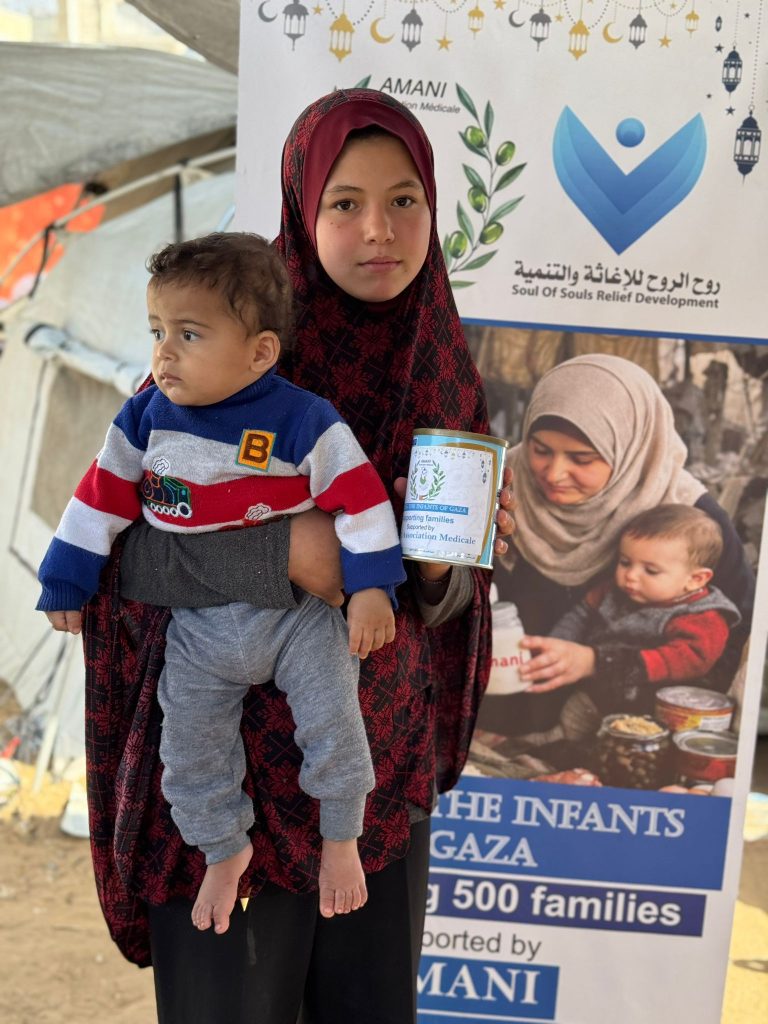 Association Amani - Urgence Gaza : Distribution de lait infantile - 2026 03 04 distribution lait infantile gaza 42