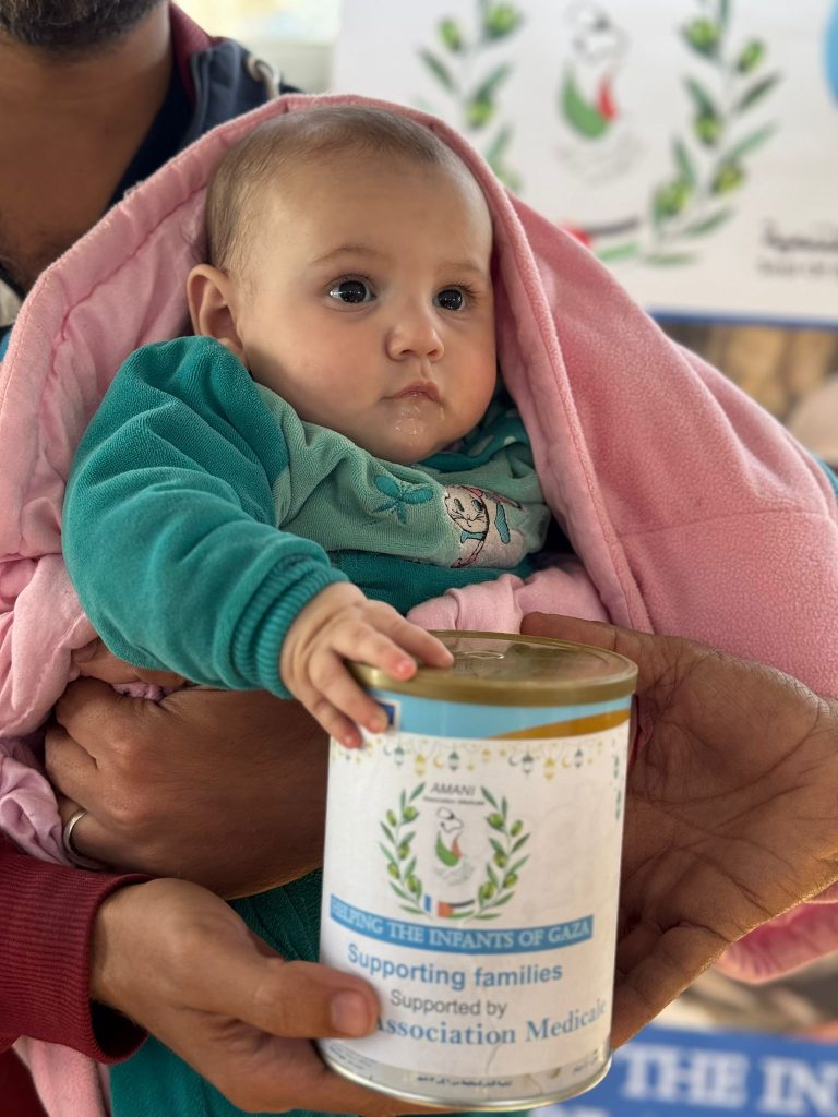 Association Amani - Urgence Gaza : Distribution de lait infantile - 2026 03 04 distribution lait infantile gaza 43
