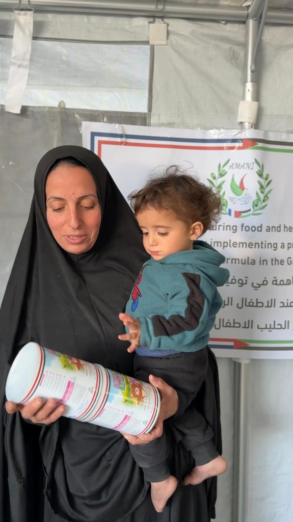 Association Amani - Solidarité Gaza : Distribution de lait infantile et témoignages - 2026 03 14 distribution lait infantile gaza temoignages 08