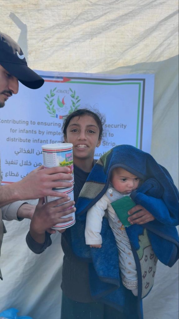 Association Amani - Solidarité Gaza : Distribution de lait infantile et témoignages - 2026 03 14 distribution lait infantile gaza temoignages 10