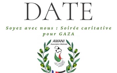 SAVE THE DATE : Soirée caritative pour Gaza le 14 novembre 2026 à Nanterre